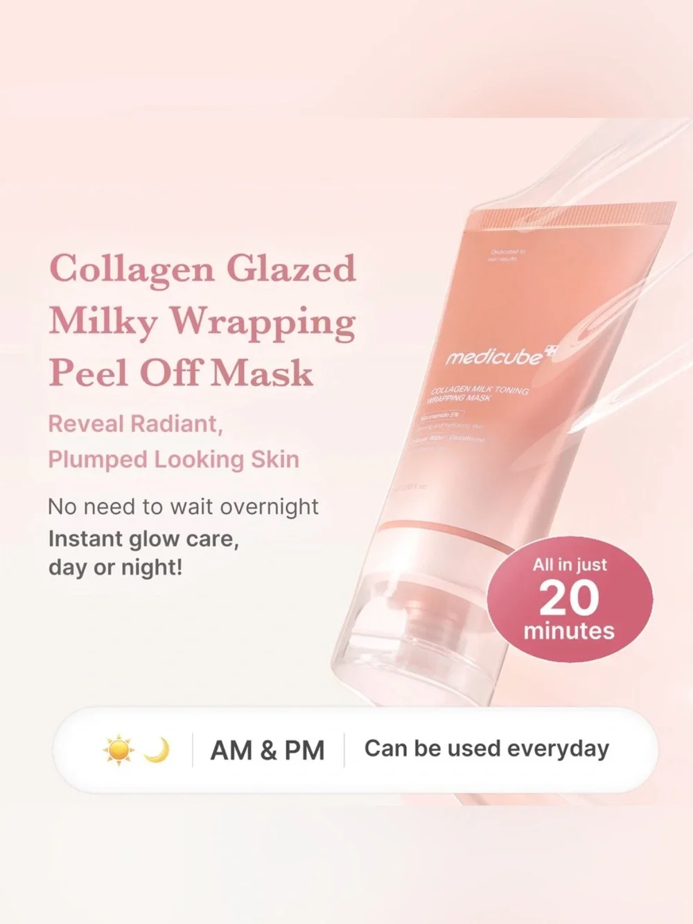 Medicube Collagen Milk Toning Wrapping Mask